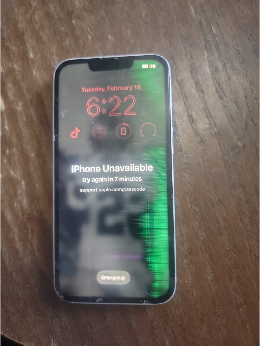 Apple iPhone 13 Blue Smartphone Cracked Screen For Parts/Repair